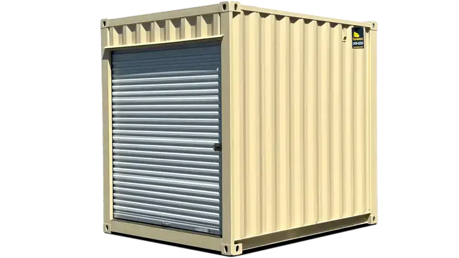 Conteneur de stockage neuf High Cube de 10 pieds avec porte enroulable — vue 1
