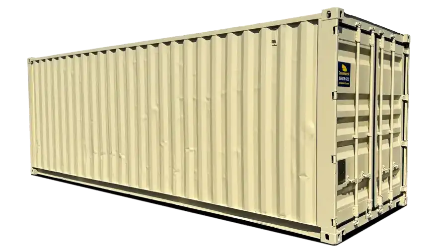 Refurbished 24ft storage container — view 1
