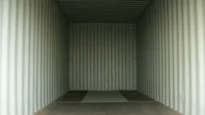 Conteneur de stockage remis à neuf de 24 pieds avec porte enroulable — vue 1