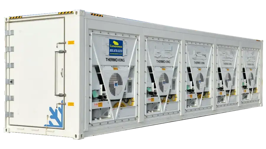 12 m (40 ft) blast freezer, −40 °C to +21 °C — view 1
