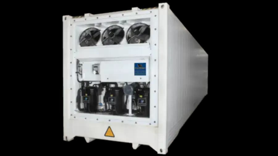 12 m (40 ft) blast freezer, −60 °C to −20 °C — view 1