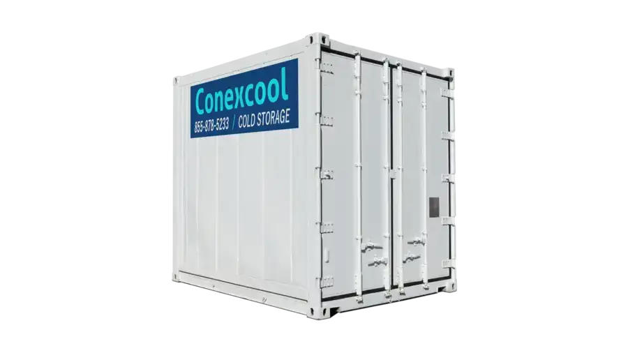 Refurbished 10ft High Cube refrigerated shipping container — view 1