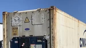 Certified used 20ft refrigerated container — view 1