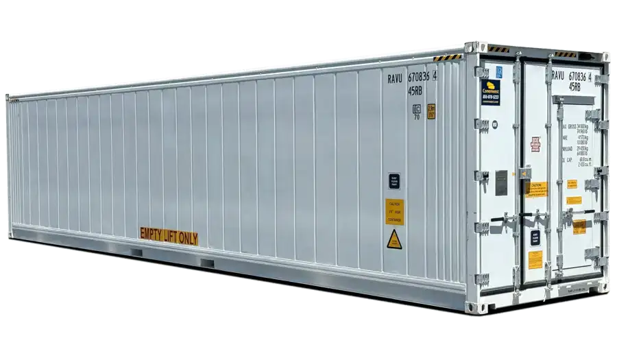 Certified 40ft refrigerated shipping container — view 1