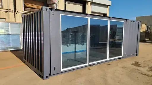 Showroom modulaire vitré — vue 1