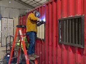 Window and shutter installation — view 1